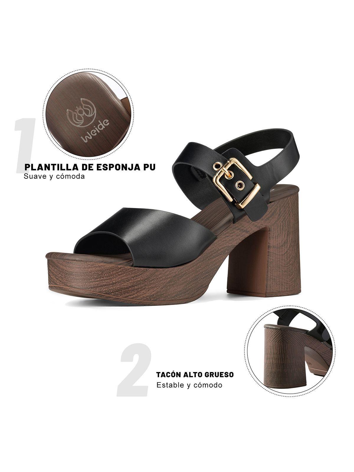 Sandalias PU Mujer Cuadrado Weide YQ06-5