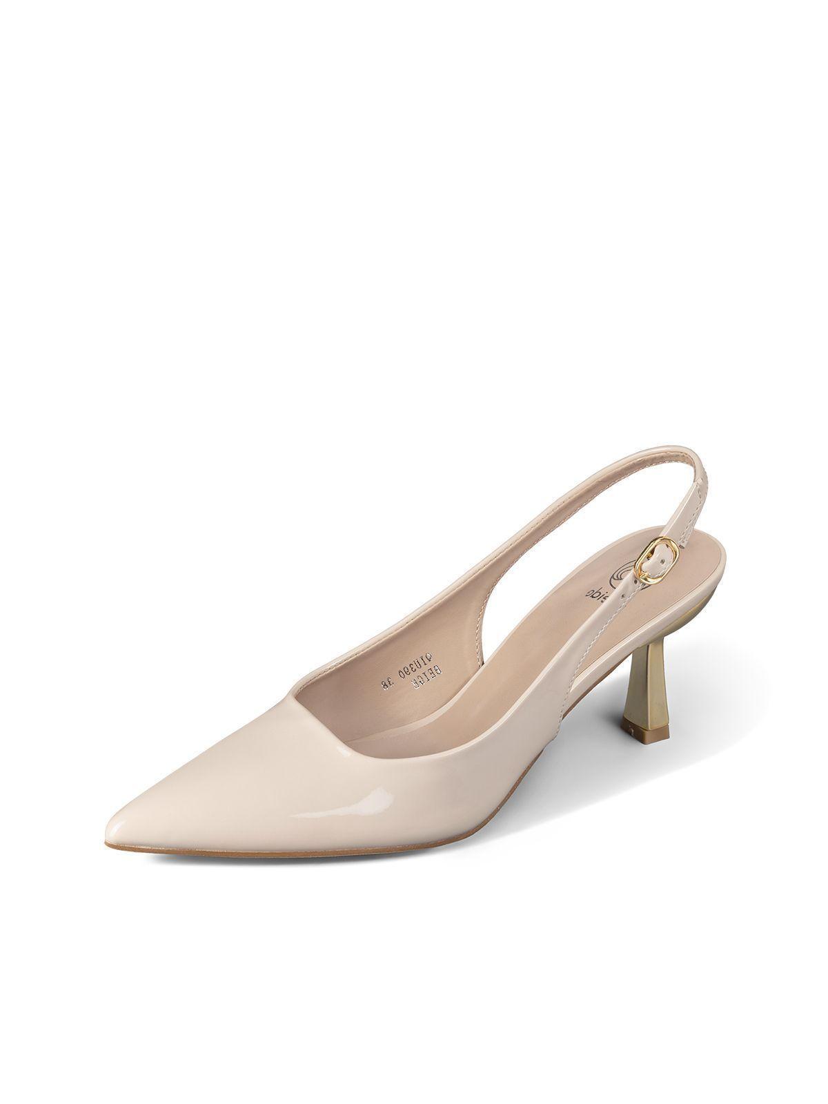 Zapato Taco Alto Talón Abierto Elegante Mujer Weide QIU390-0
