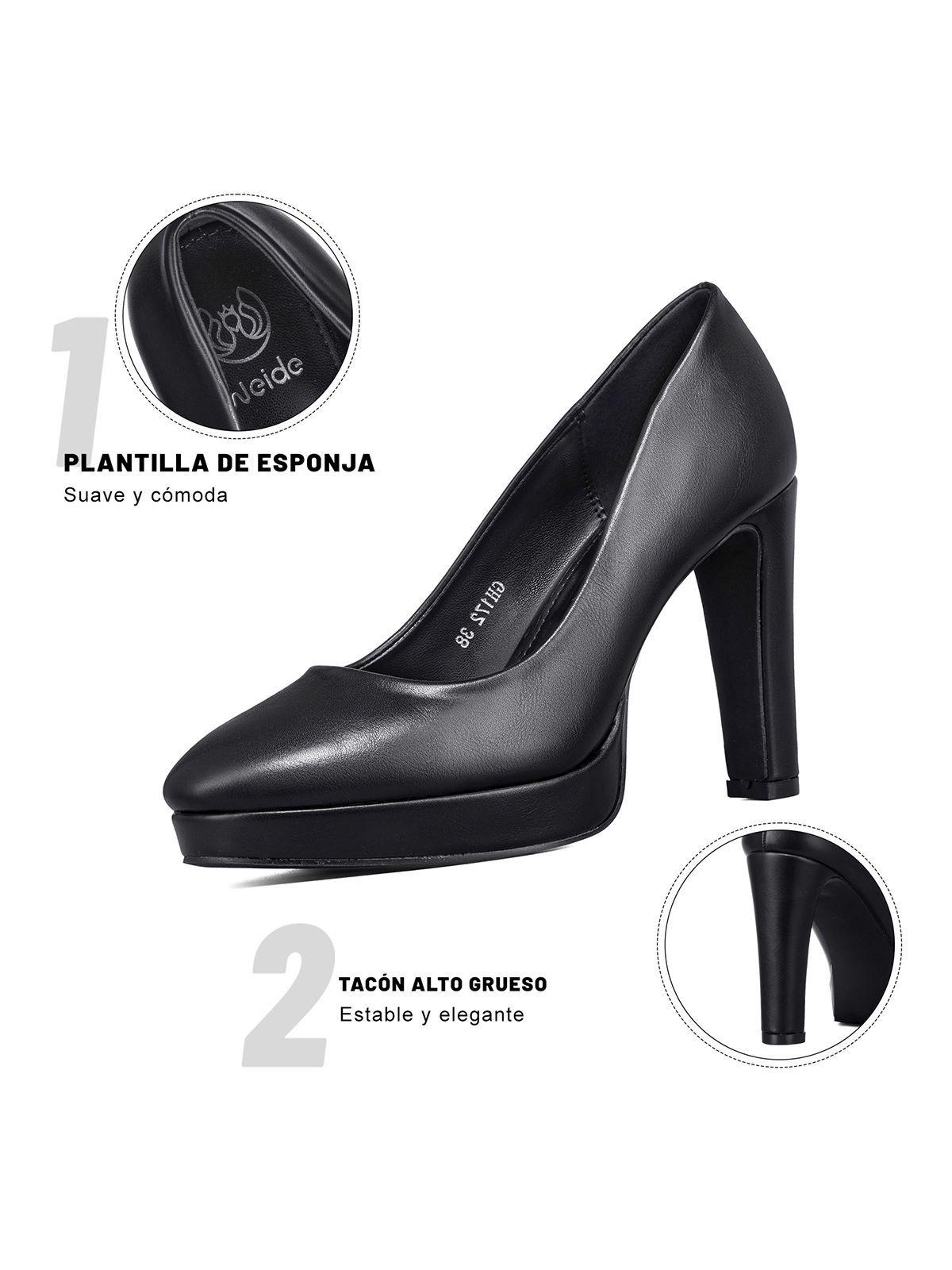 Zapato Taco Formal Plataforma Moda Mujer Weide GH172-7