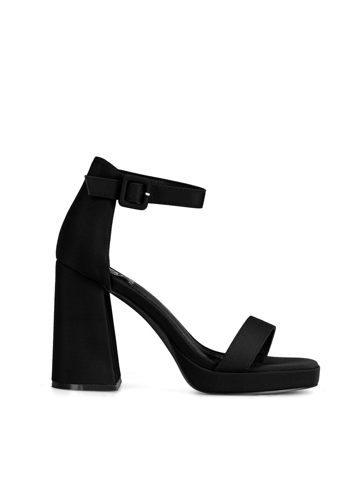 Sandalia Taco  Negro Fiesta GH97 Weide-1