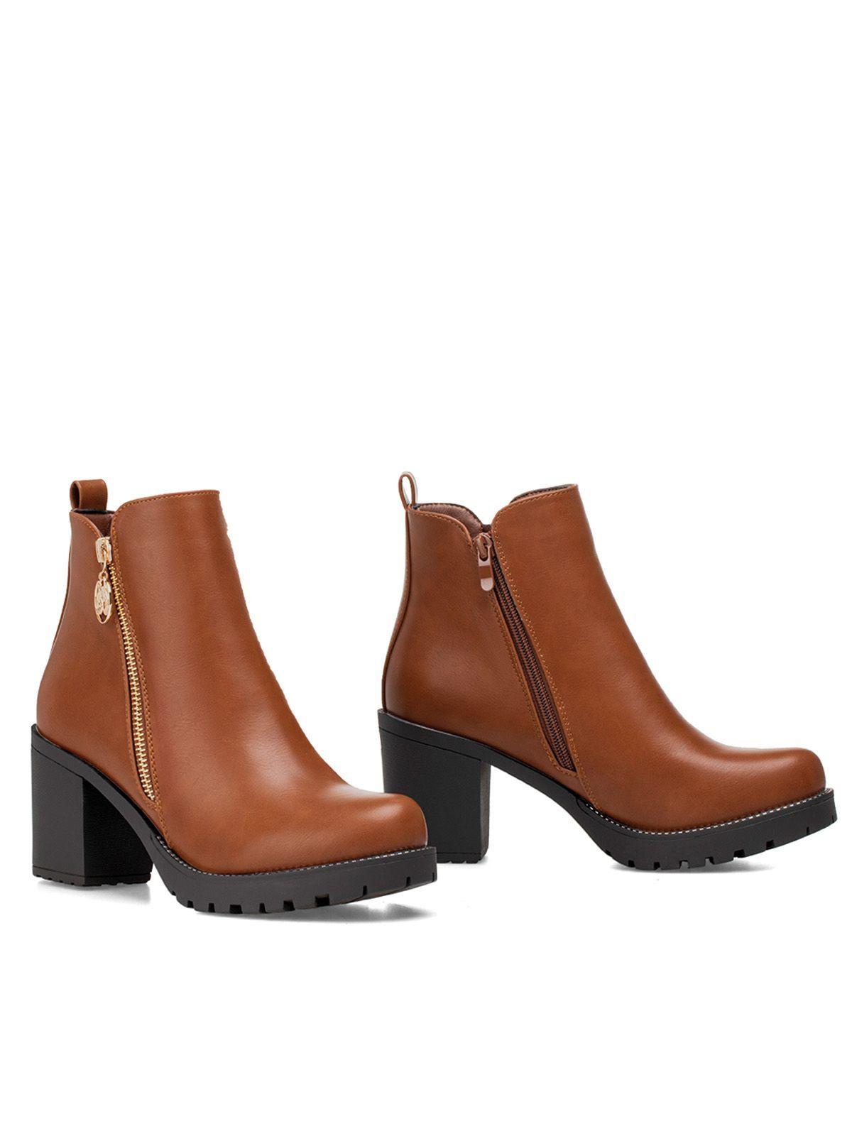 Botin Mujer Rocio Marrón Weide-4