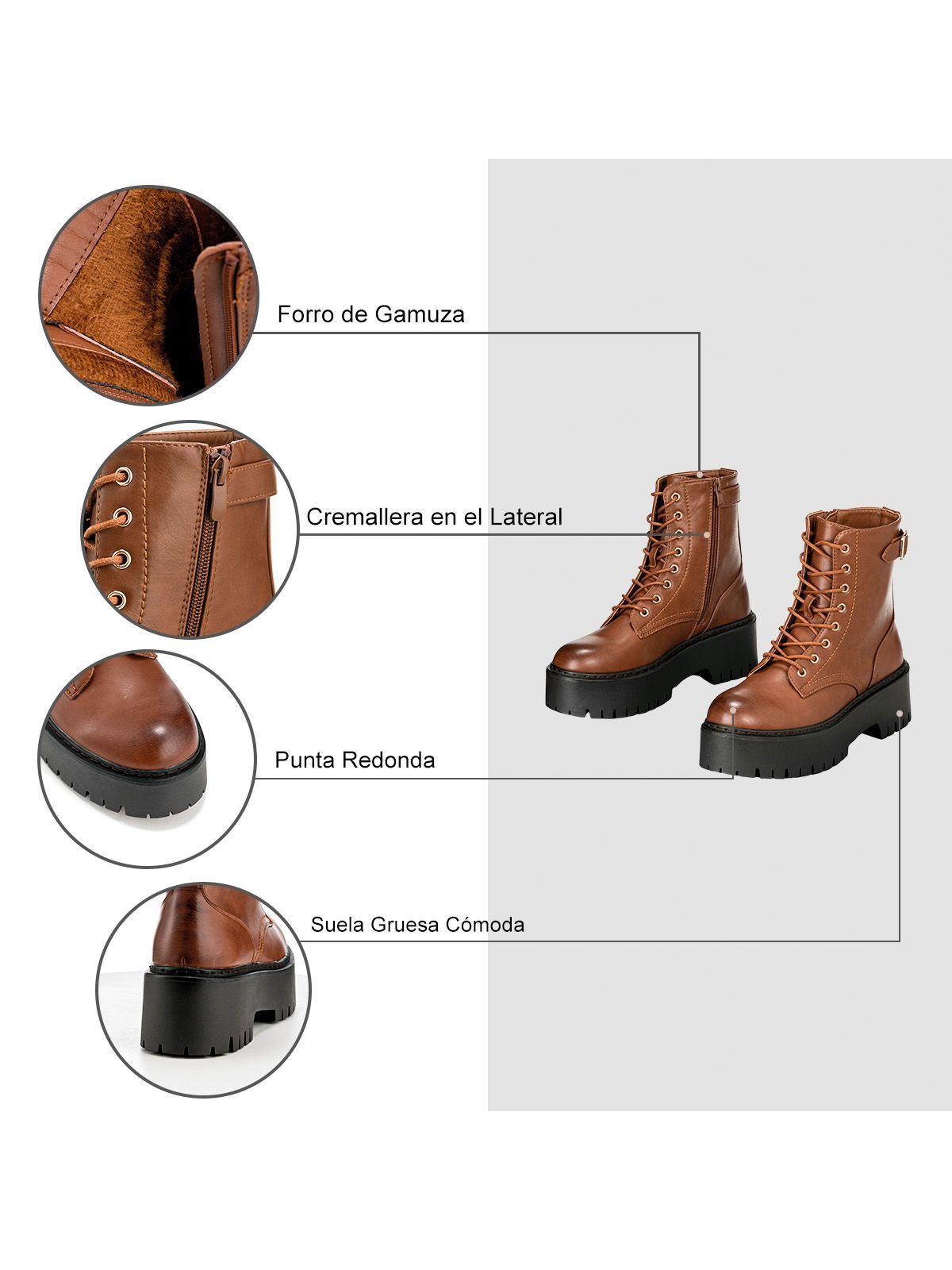 Botin Camel Casual Mujer Weide CZY585-6