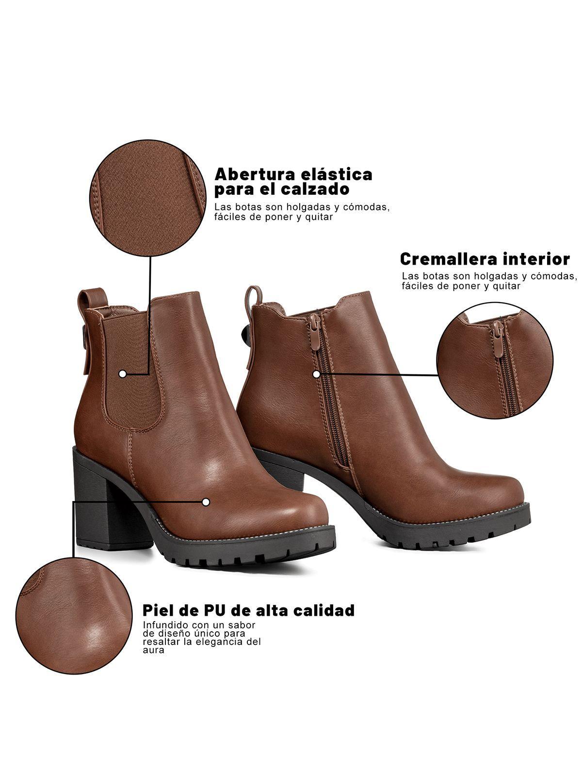 Botin Marron Casual Mujer Weide ZS37-7