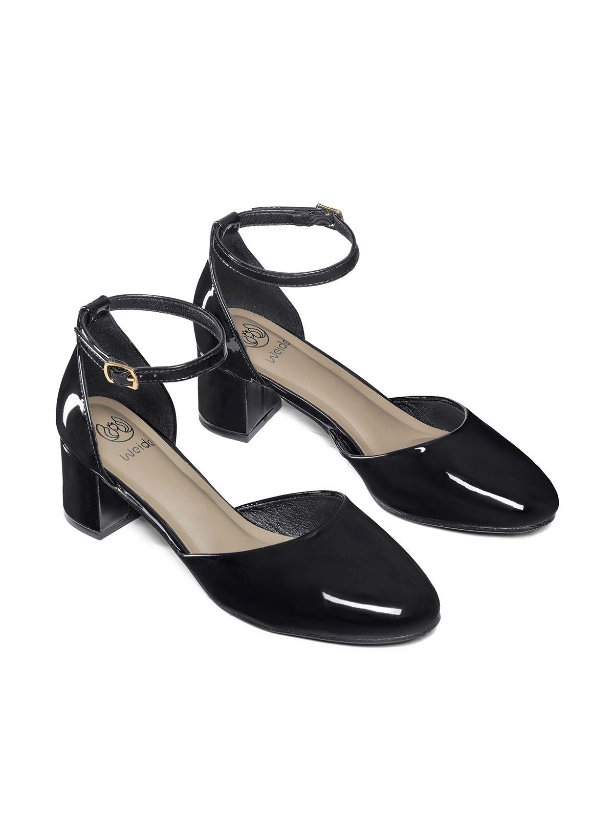 Zapatos Taco PU Acharolado Mujer Cuadrado Weide GH225-2