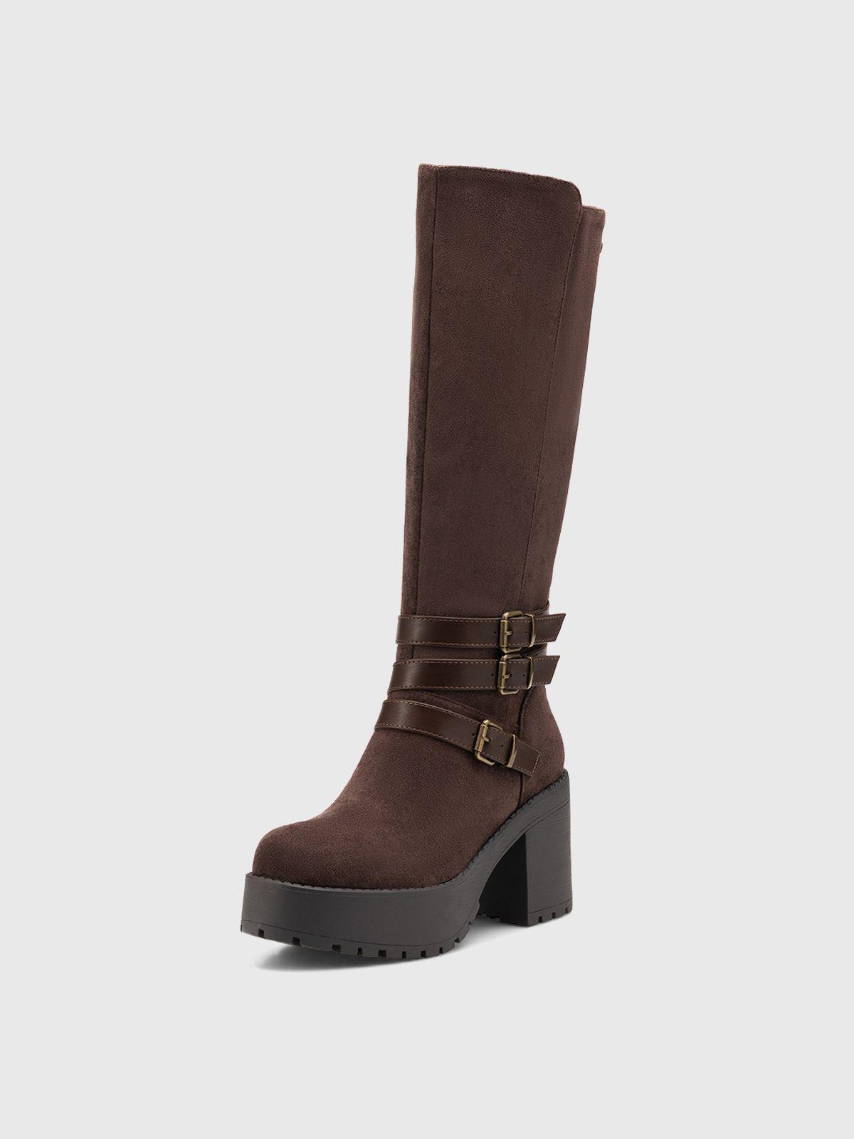 Bota Mujer Sabina Marron Weide-0