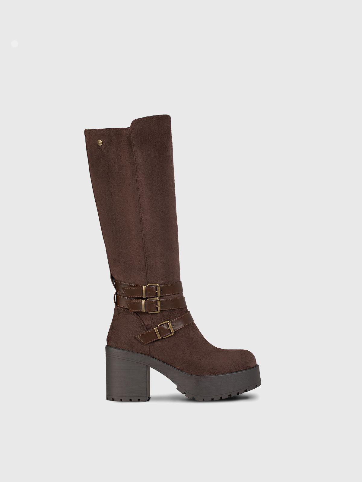Bota Mujer Sabina Marron Weide-2