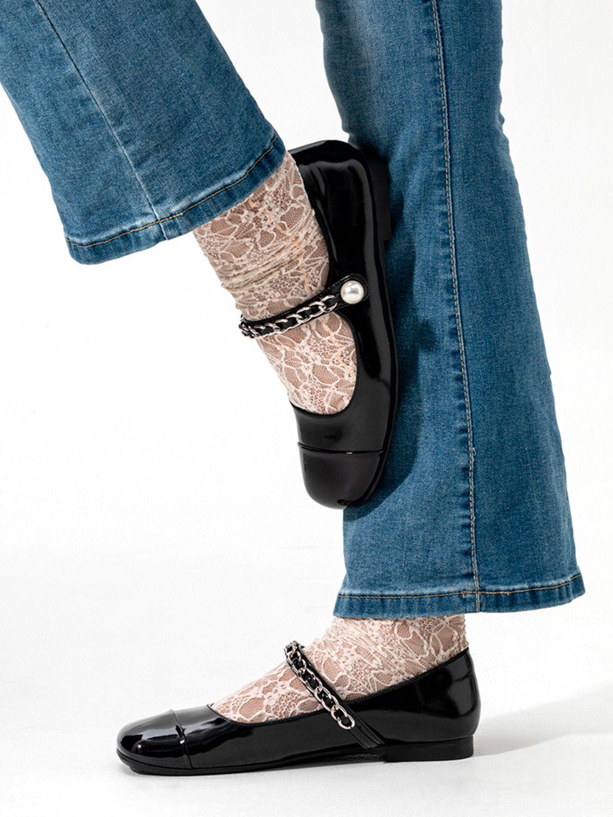 Zapatos Taco Negro Formal Mujer Weide YL68-2