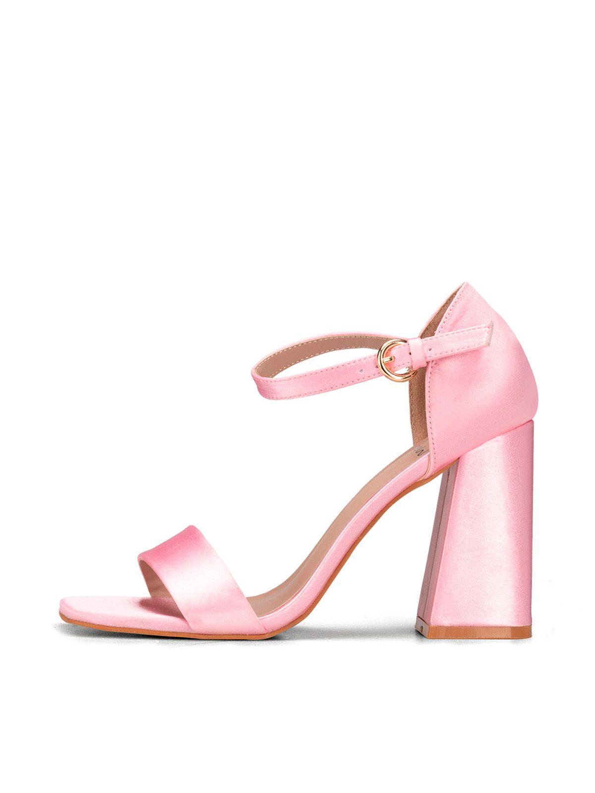 Sandalia Taco Alto Rosado Fiesta QIU335 Weide-1