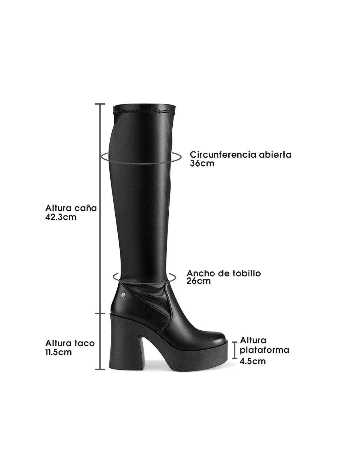 Bota Mujer Nerea Negro Weide-5