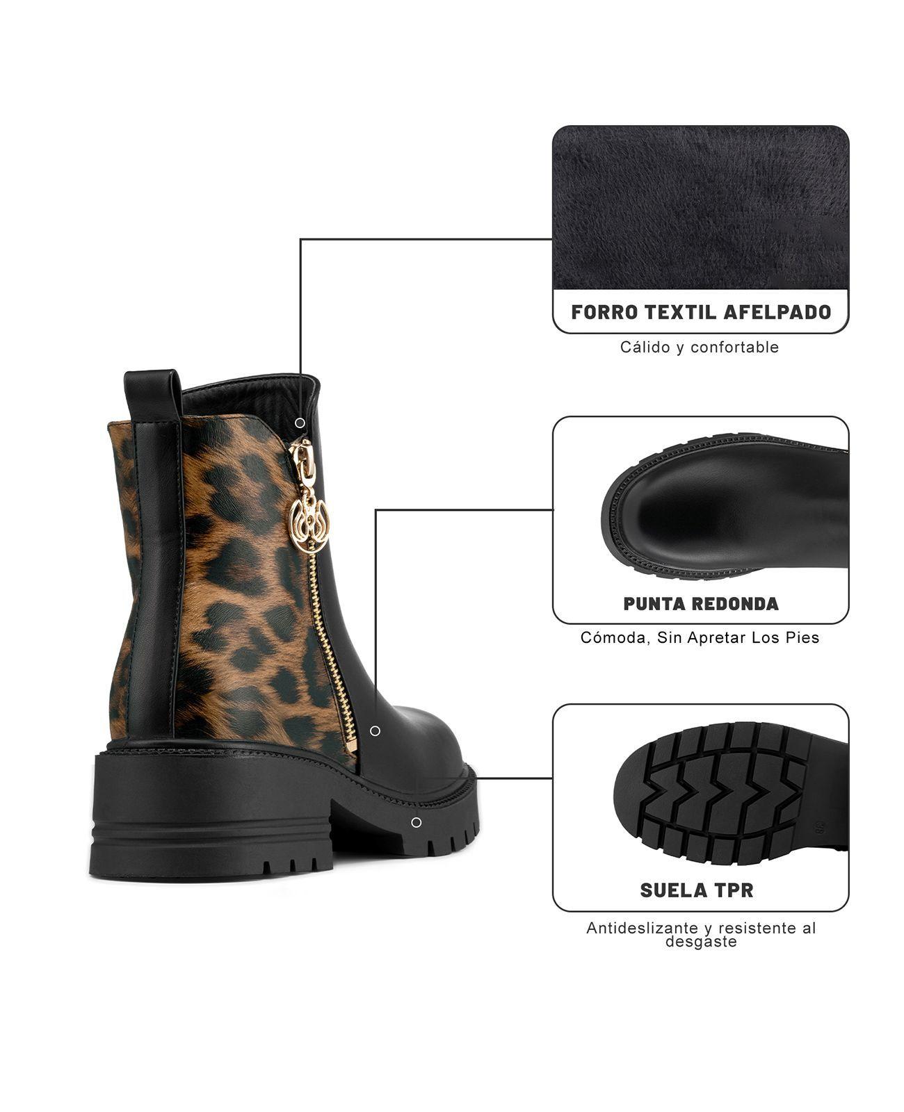 Botín Taco Mujer Casual PU Weide ZS85-8