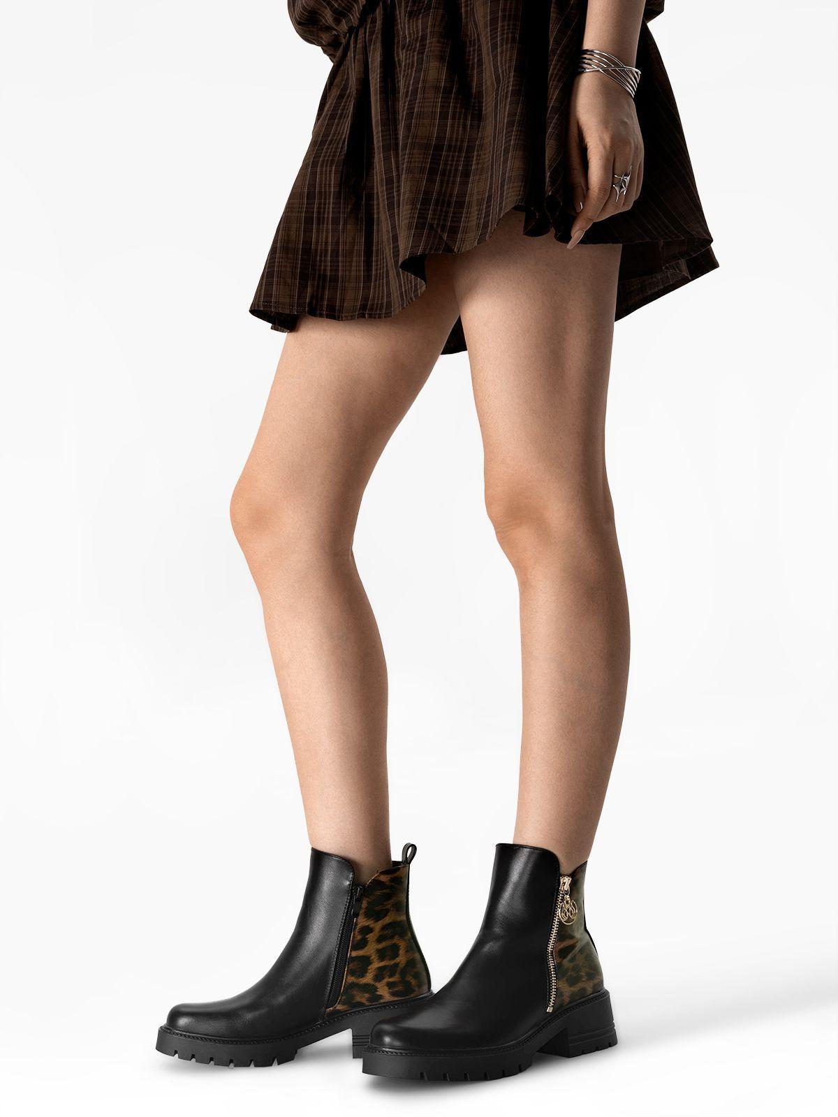 Botín Taco Mujer Casual PU Weide ZS85-1
