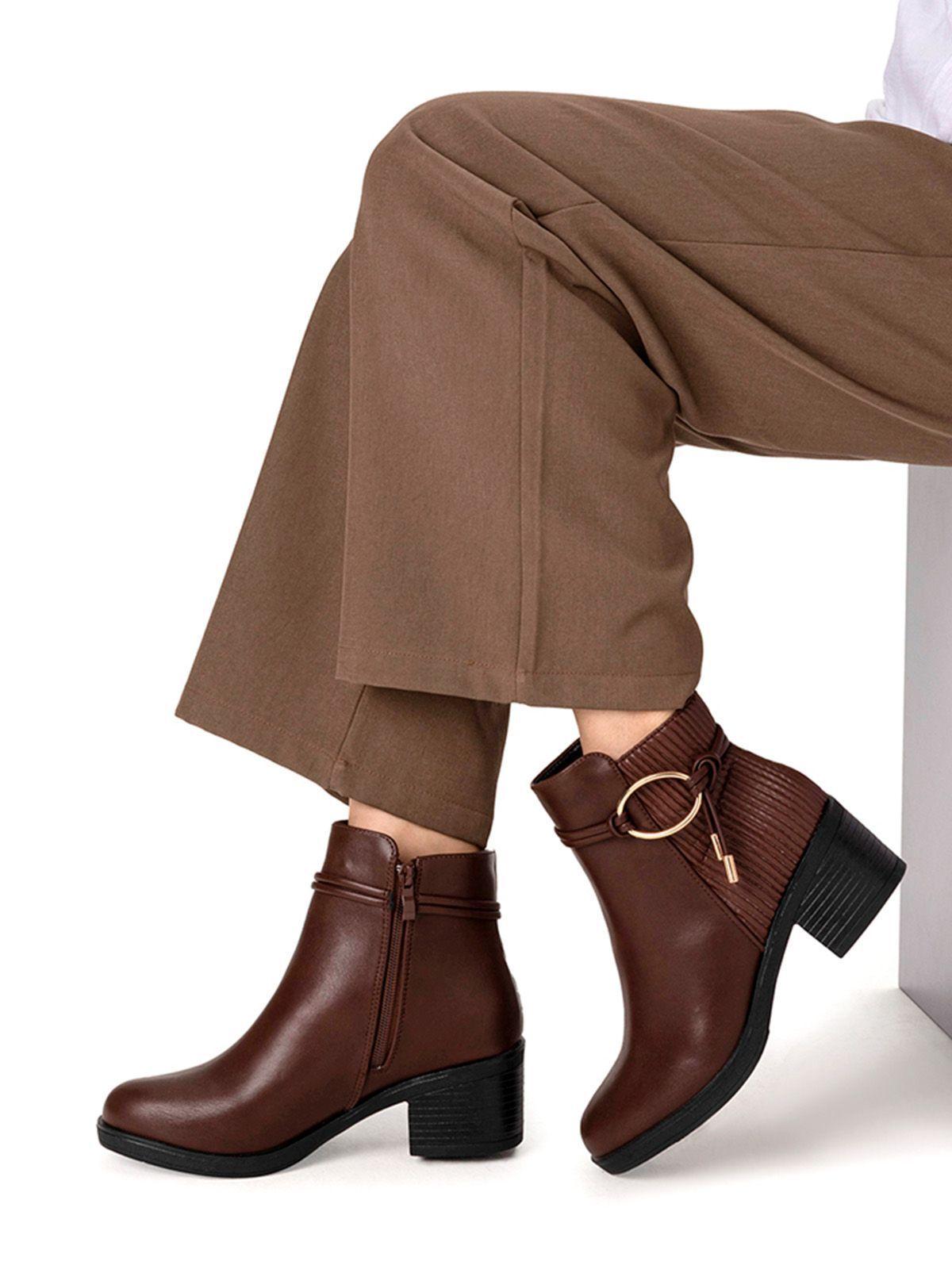 Botin Marron Casual Mujer Weide GH110-2
