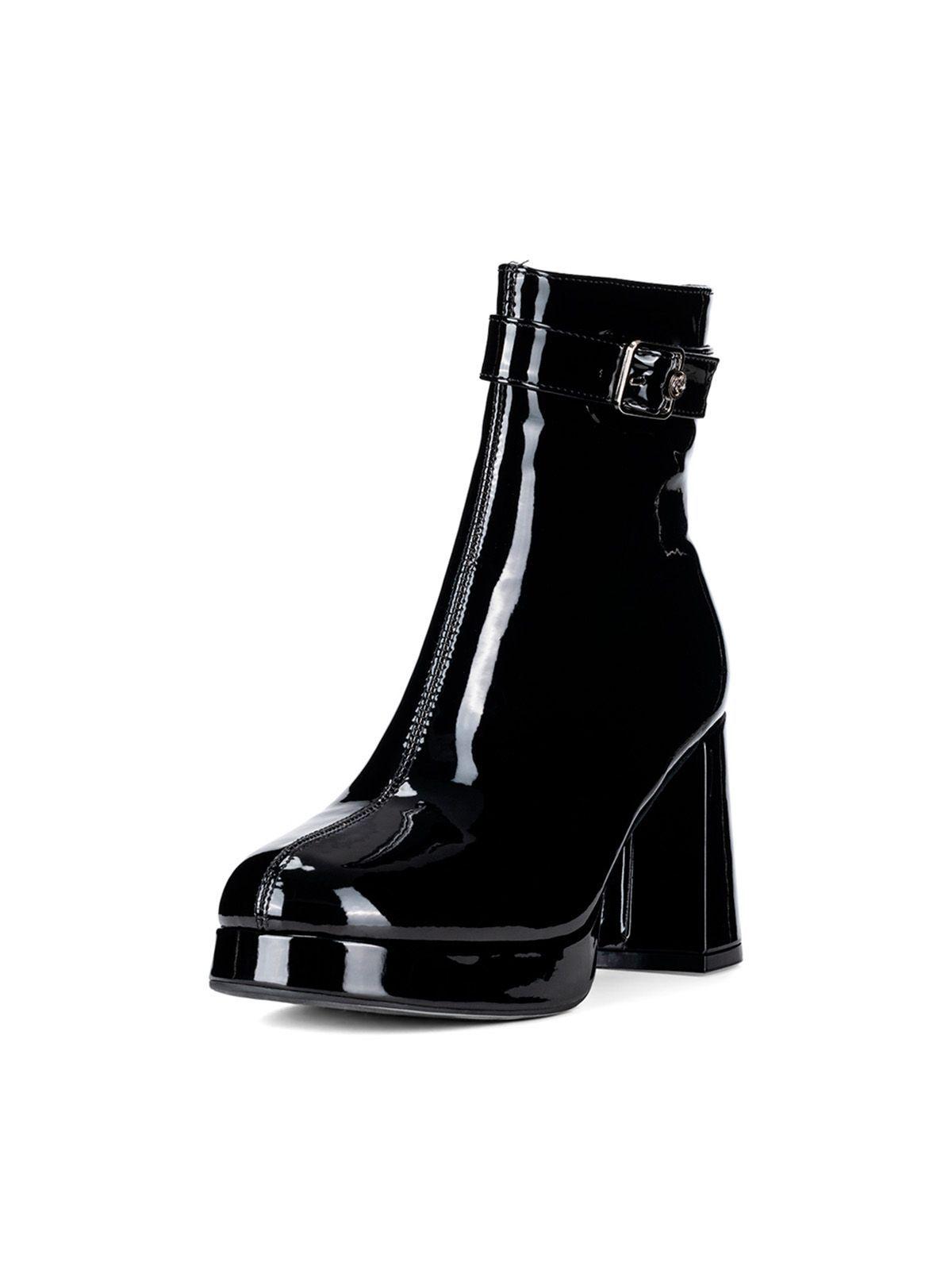 Botin Negro Casual Mujer Weide YL70-0