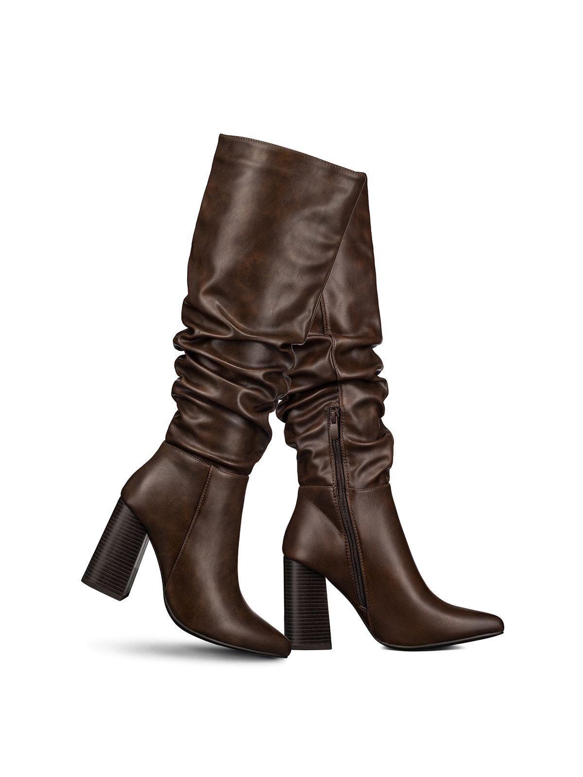 Bota Taco Mujer Casual PU Weide CZY633-2