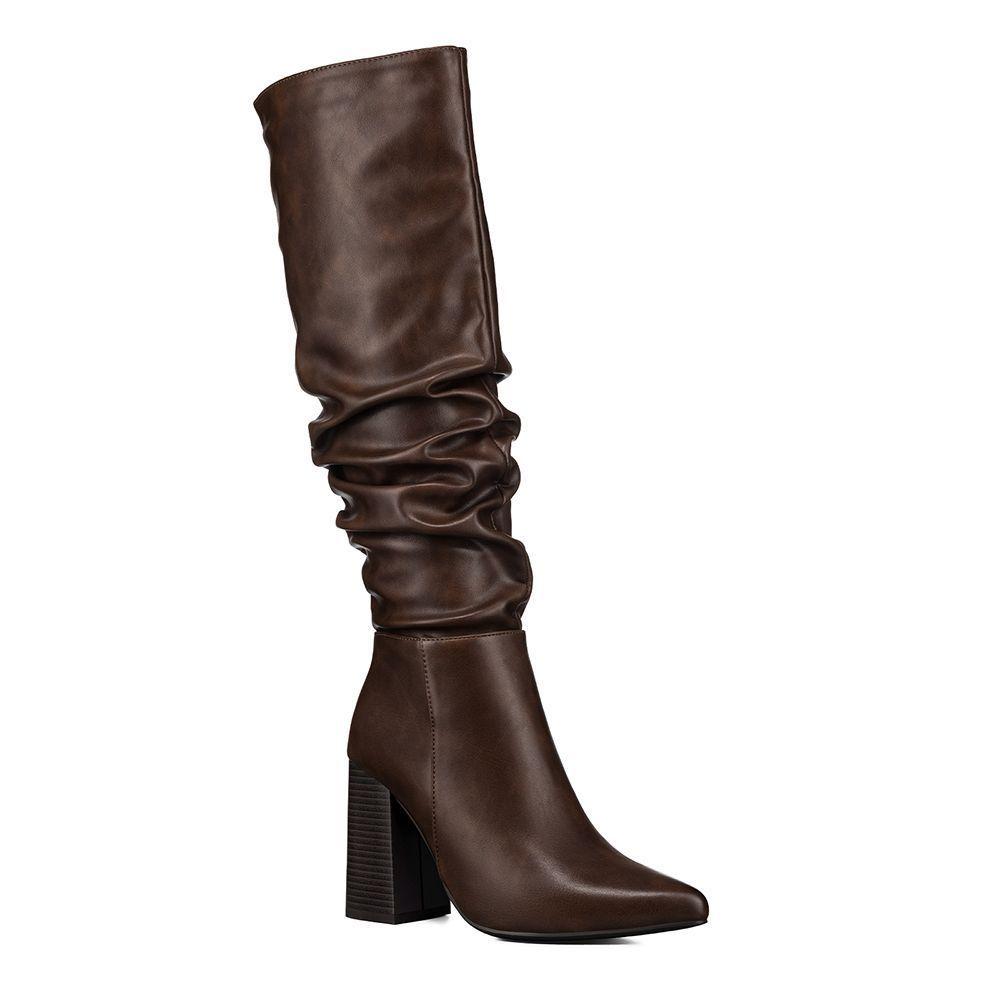 Bota Taco Mujer Casual PU Weide CZY633-4