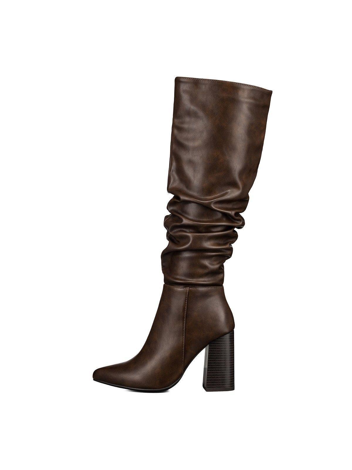 Bota Taco Mujer Casual PU Weide CZY633-1