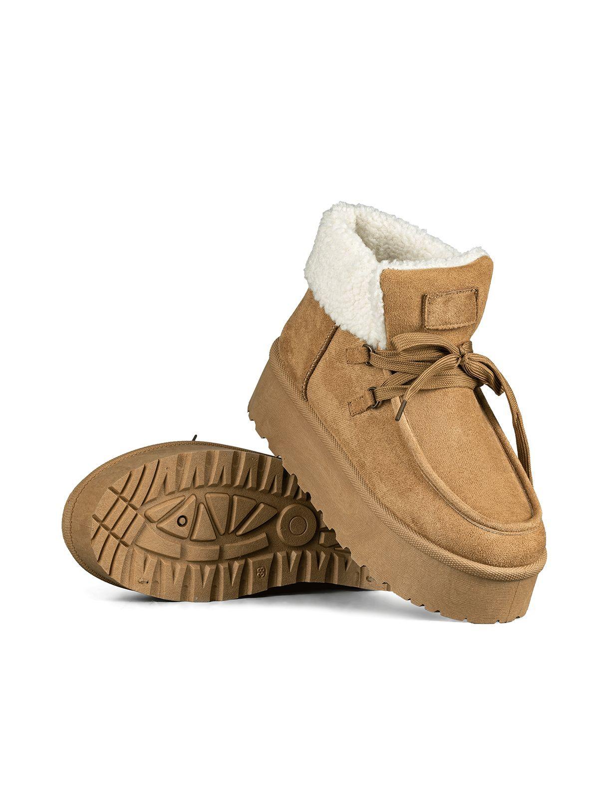 Botin Casual Mujer Gamuza Felpa Antideslizante Weide LT202-5