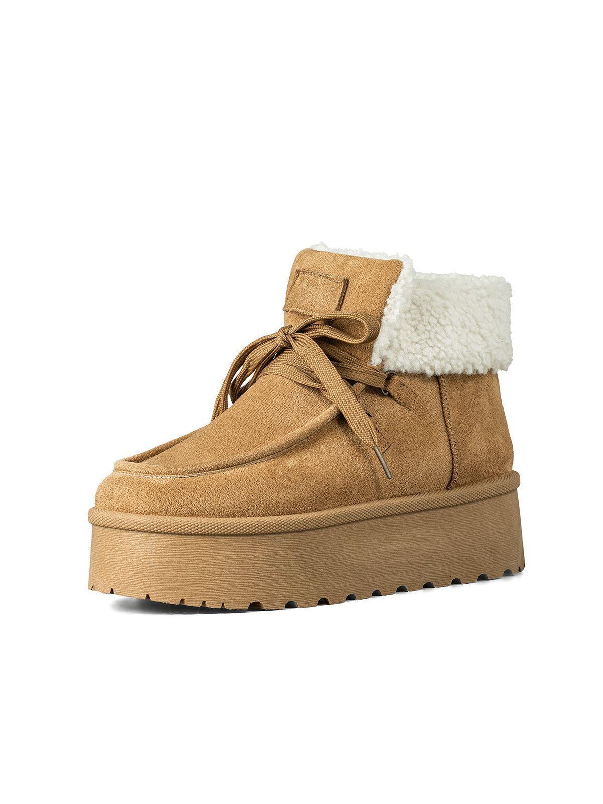 Botin Casual Mujer Gamuza Felpa Antideslizante Weide LT202-0