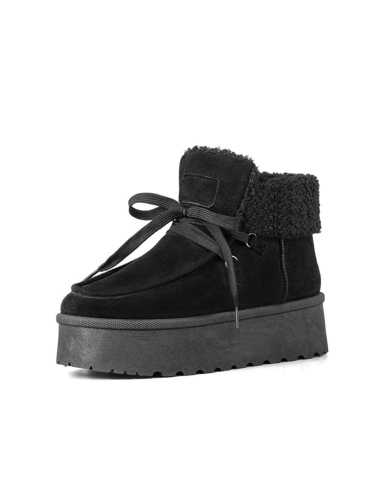 Botin Casual Mujer Gamuza Felpa Antideslizante Weide LT202-0