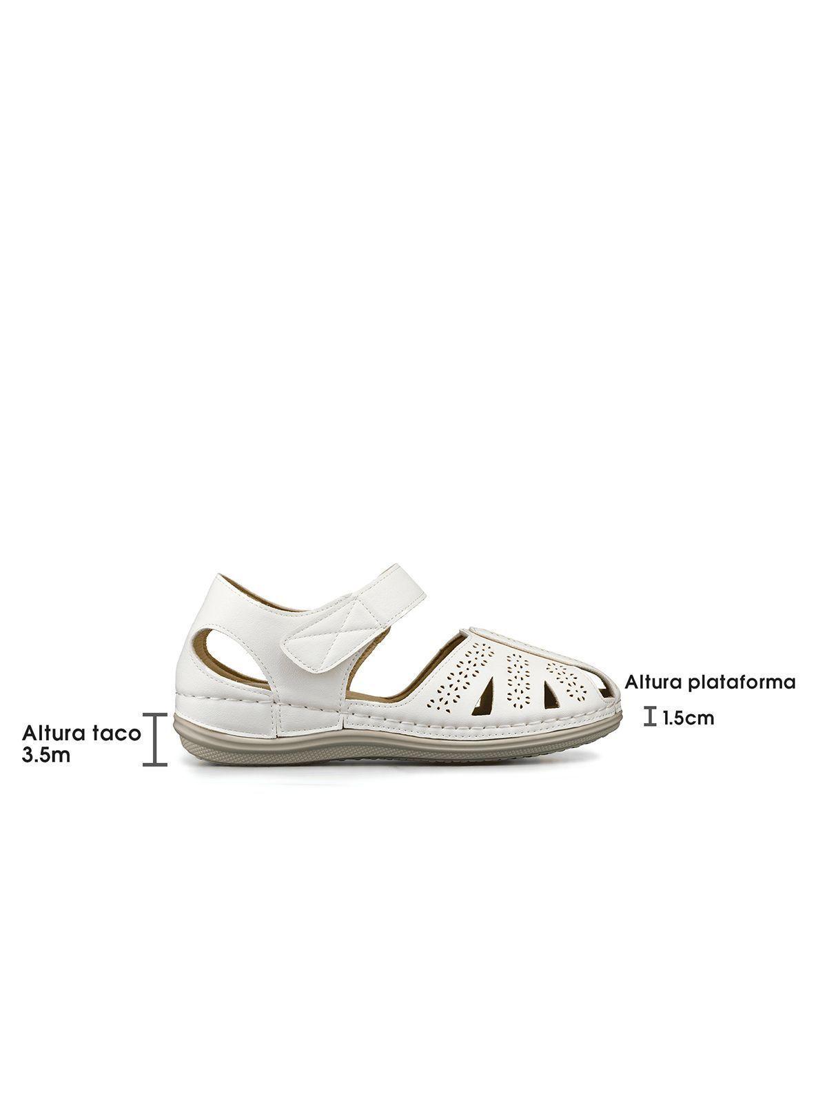 Sandalia Casual Vintage Velcro Soft Mujer Weide JS79-6