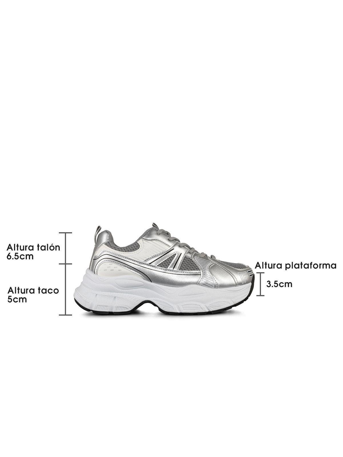 Zapatilla Deportiva De Malla Mujer Plataforma Weide SL11-4