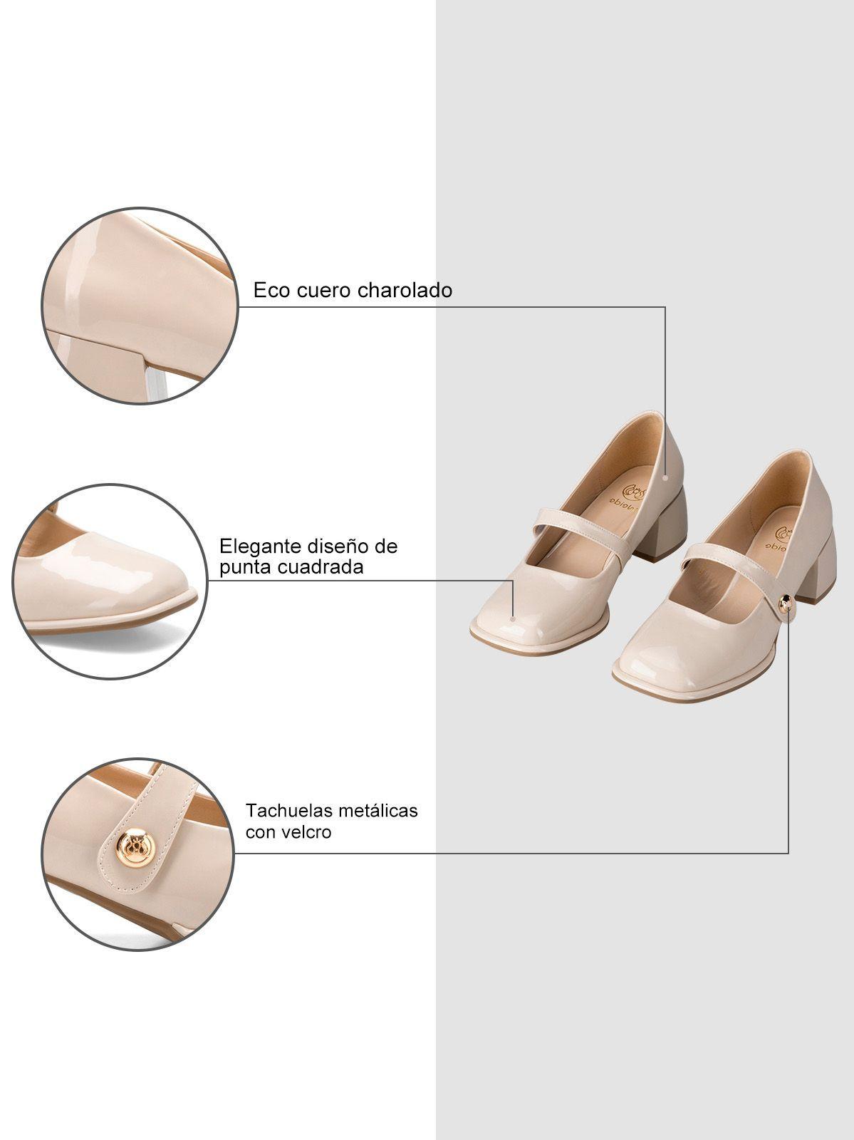 Zapatos Taco Beige Weide YL56-5