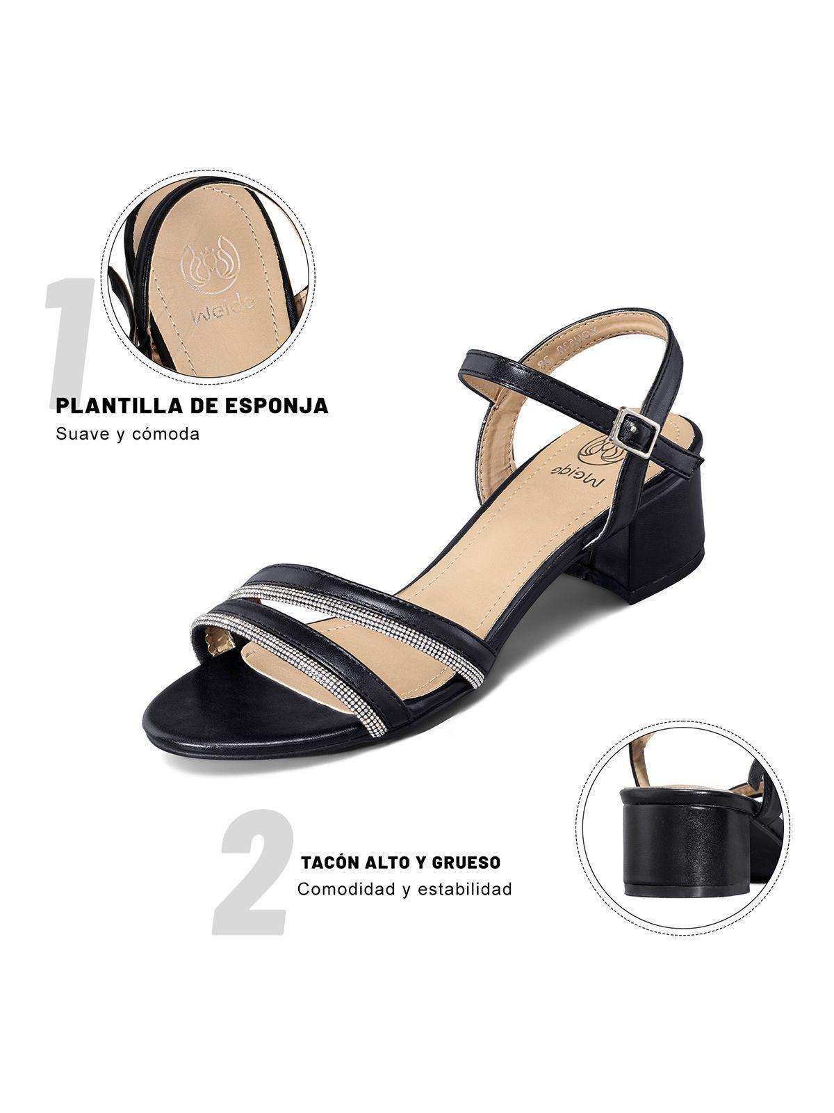 Sandalia Casual Clásica Taco Confort Mujer Weide YOU530-7