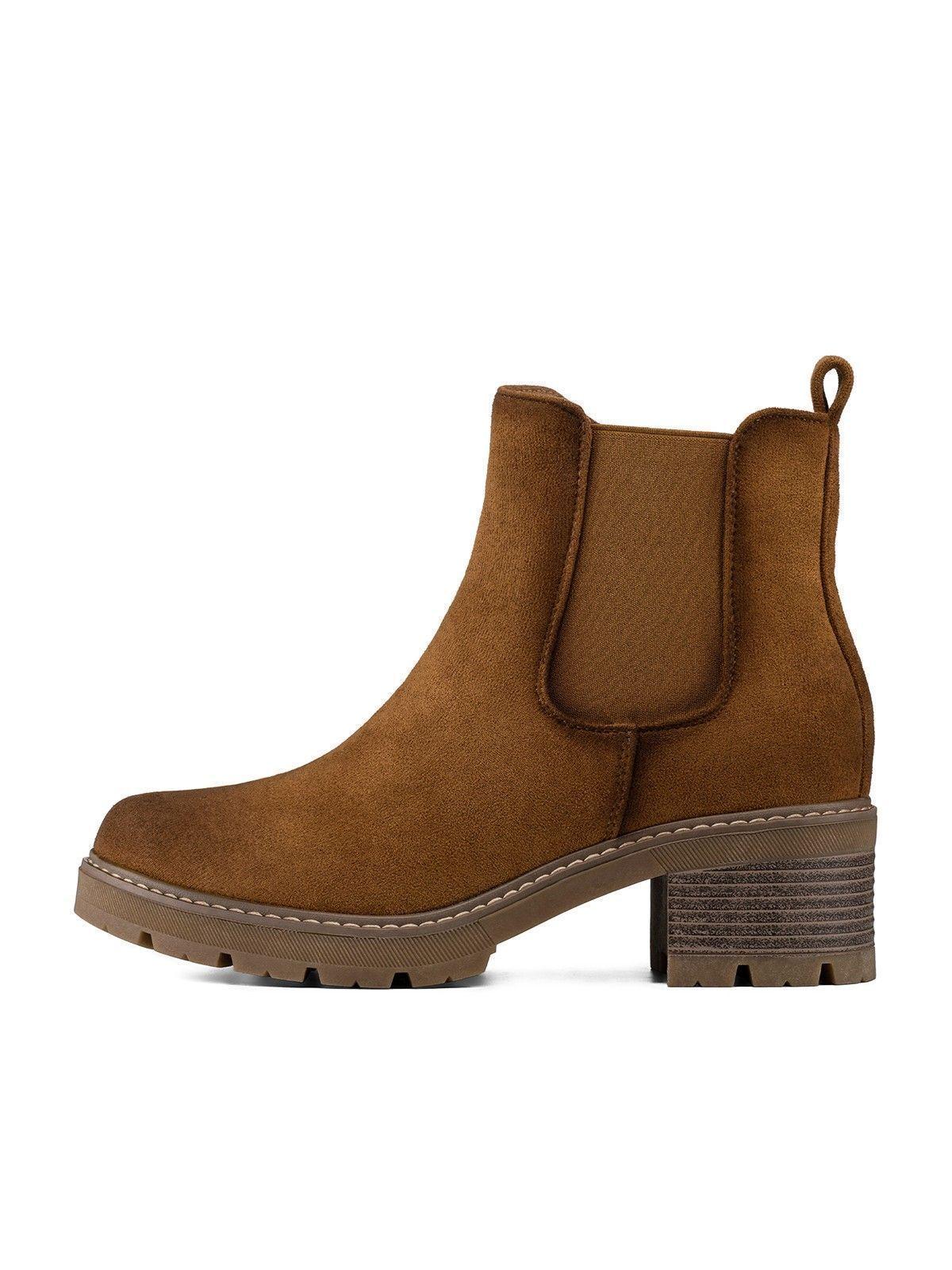 Botín Taco Mujer Outdoor PU Textil Weide ZS81-2