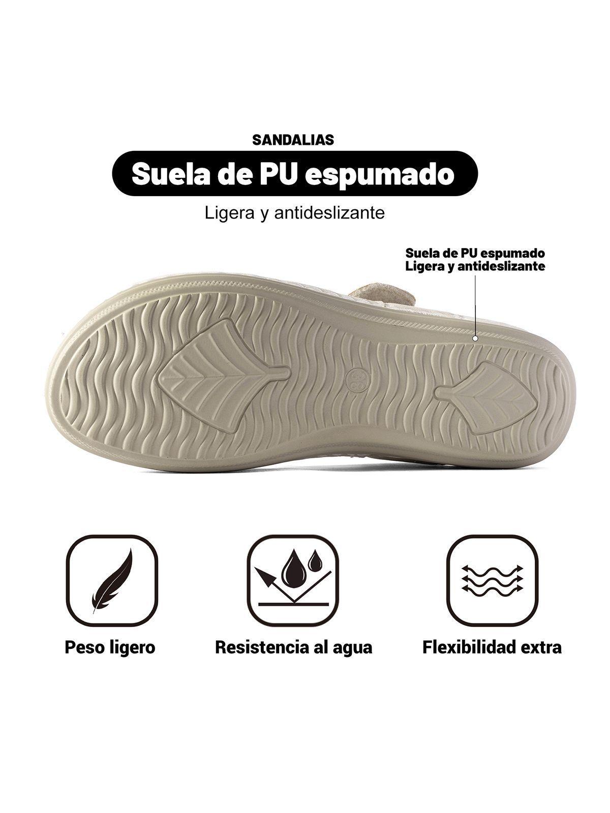 Sandalia Casual Vintage Velcro Soft Mujer Weide JS79-4
