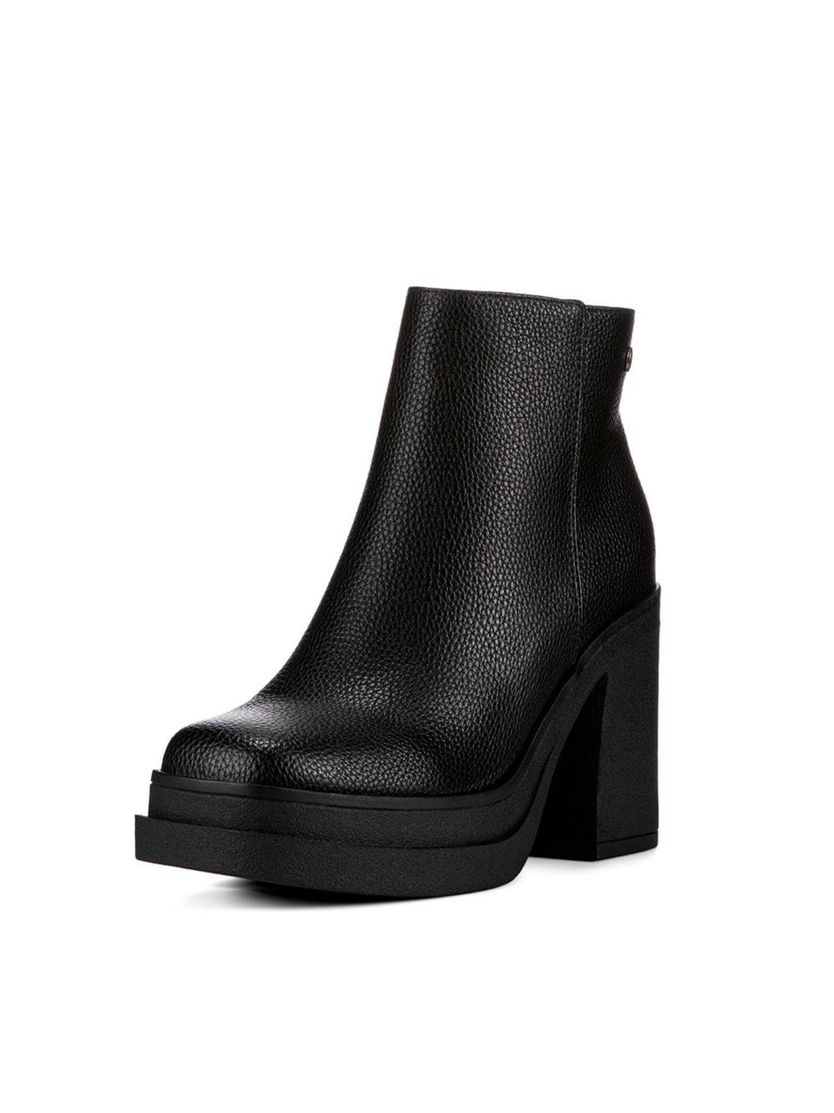 Botin Negro Casual Mujer Weide CZY572-2