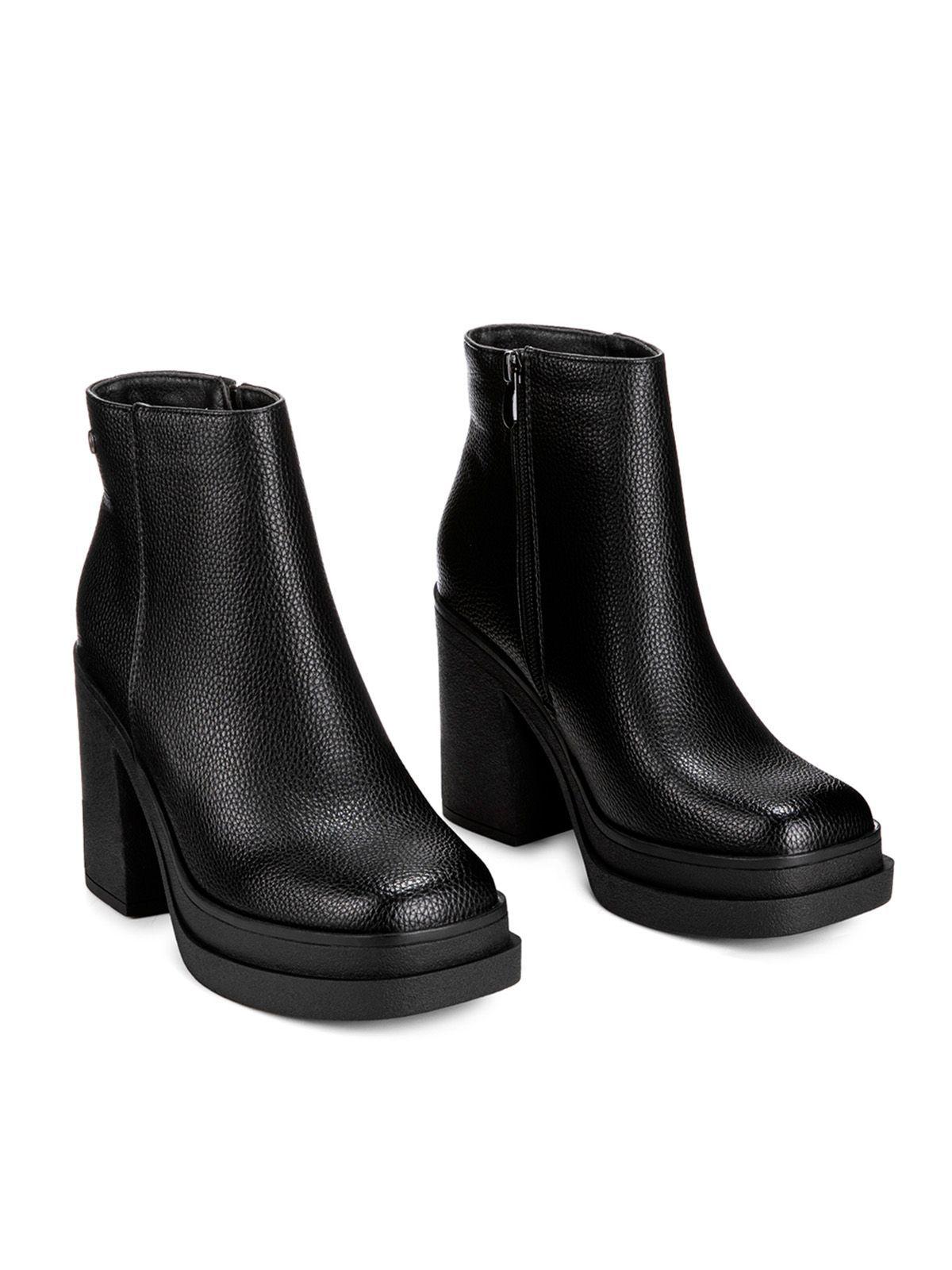 Botin Negro Casual Mujer Weide CZY572-4