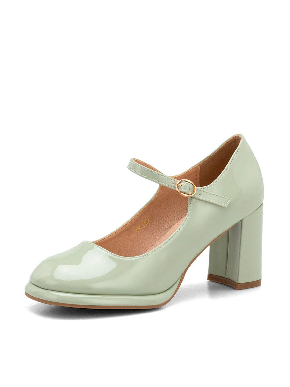 Zapatos Taco Mujer Alina Verde Weide-0