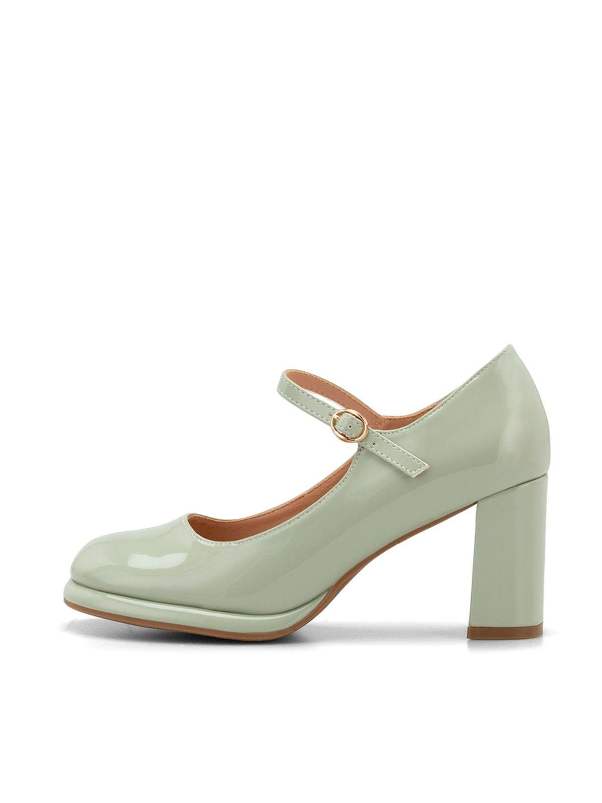 Zapatos Taco Mujer Alina Verde Weide-1