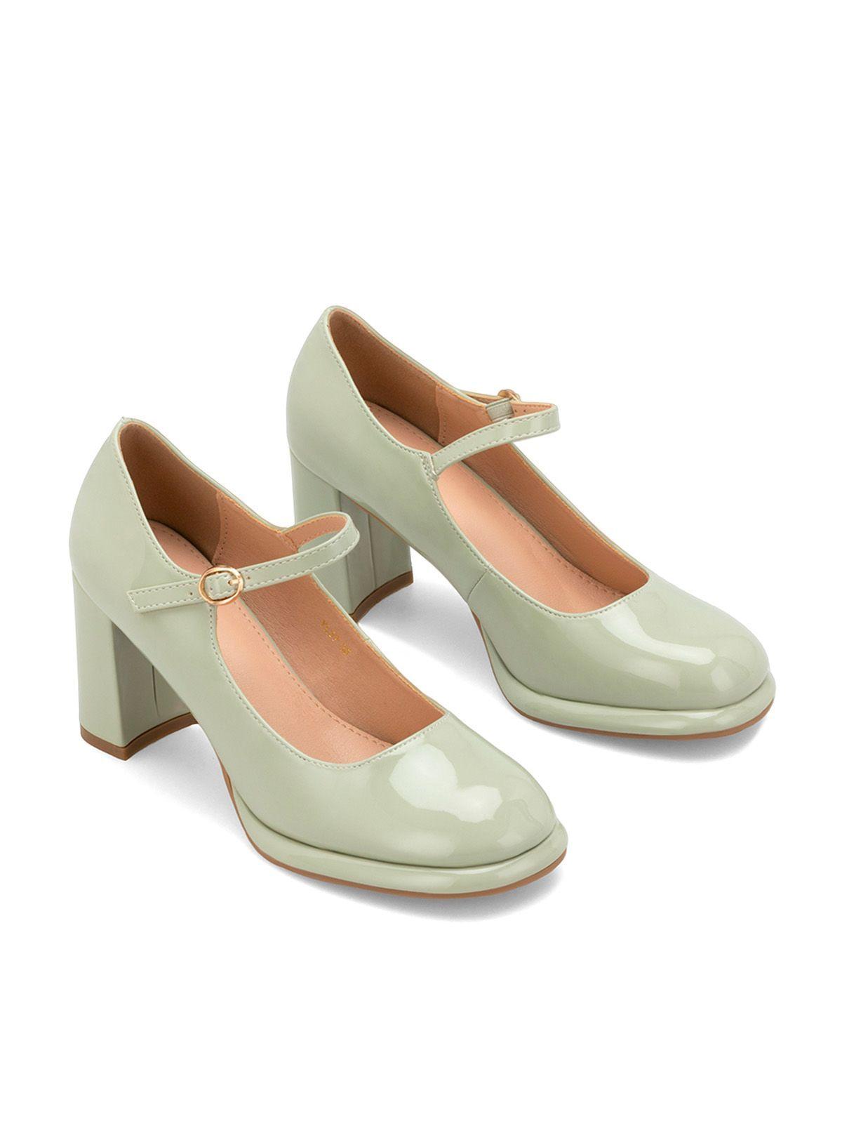 Zapatos Taco Mujer Alina Verde Weide-2