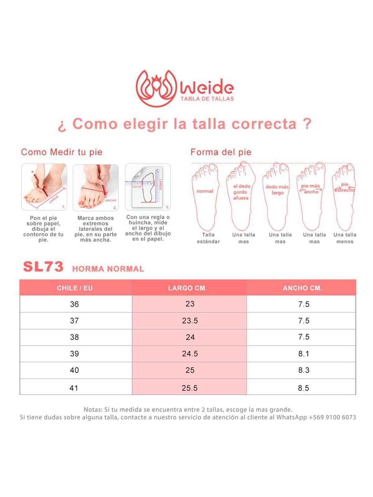 Zapatillas Urbanas Mujer PU Weide SL73-3