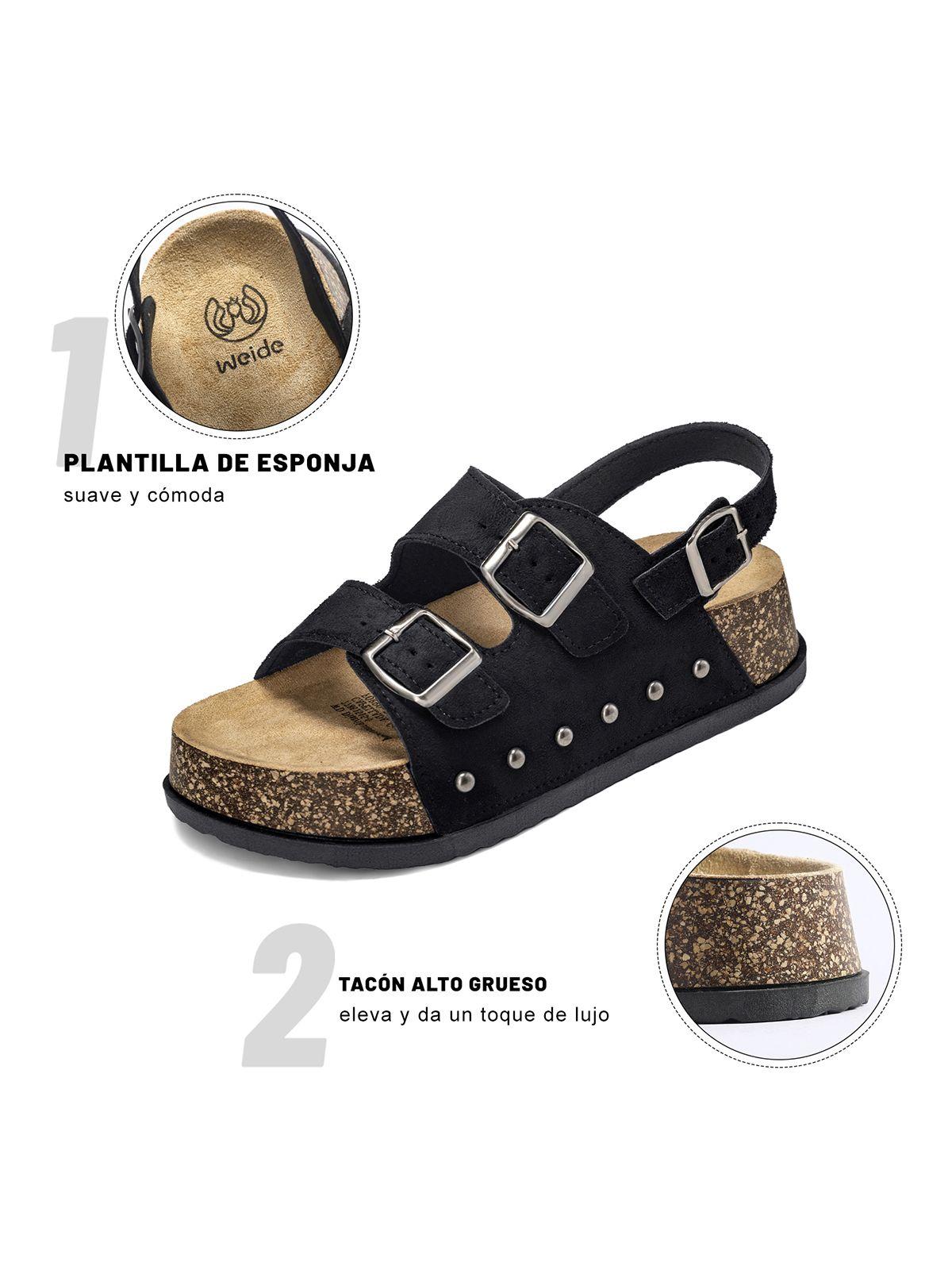 Sandalias PU Textil Mujer Plataforma Weide QIU529-5