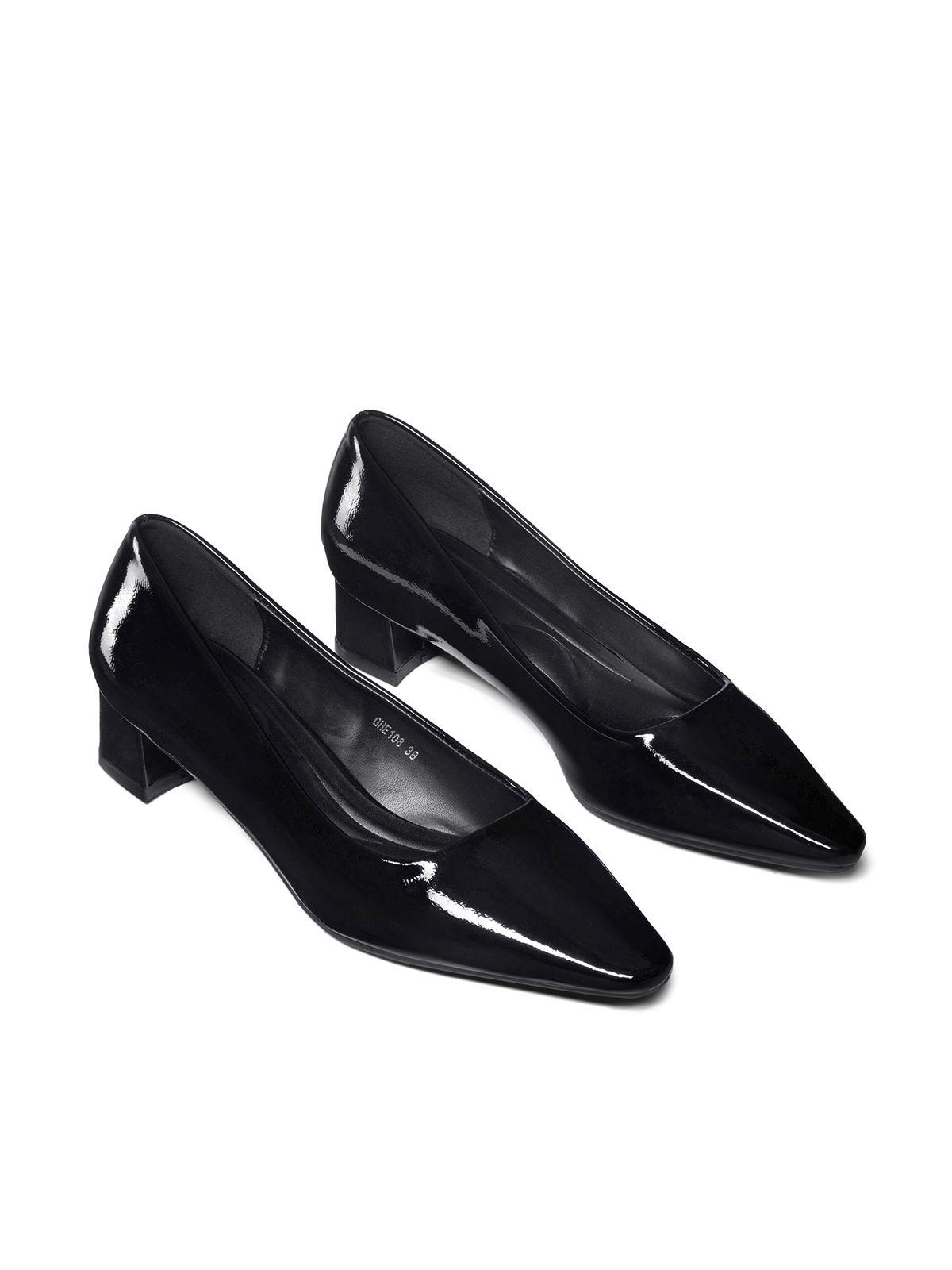 Zapatos Taco PU Acharolado Mujer Cuadrado Weide GHE108-2