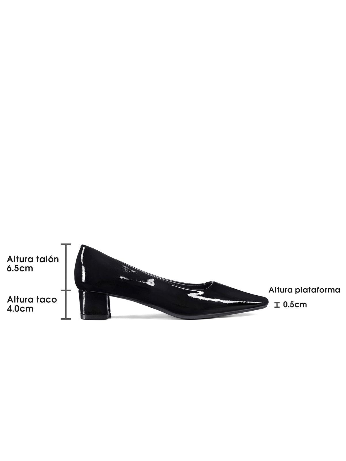 Zapatos Taco PU Acharolado Mujer Cuadrado Weide GHE108-3