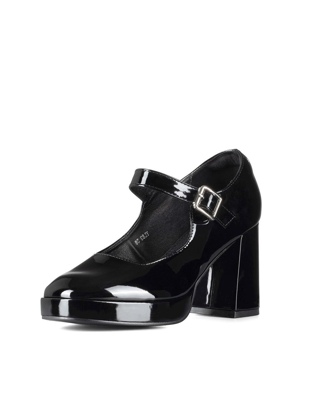Zapato Mary Jane Tacones Elegante Charol Mujer Weide YL83-0