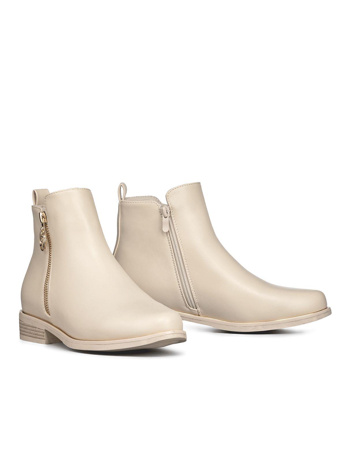 Botin Casual Mujer Eco Cuero Vintage Elegante Weide ZS68-5