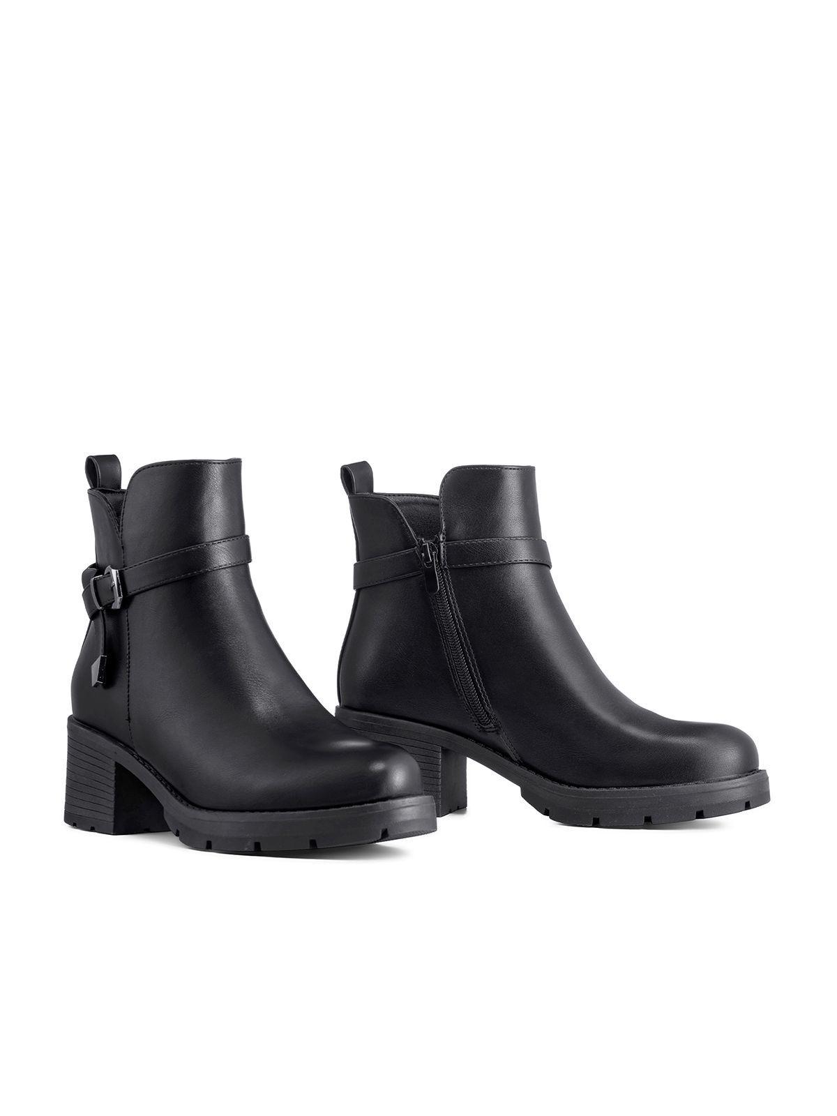 Botín Taco Mujer Casual PU Weide ZS83-4