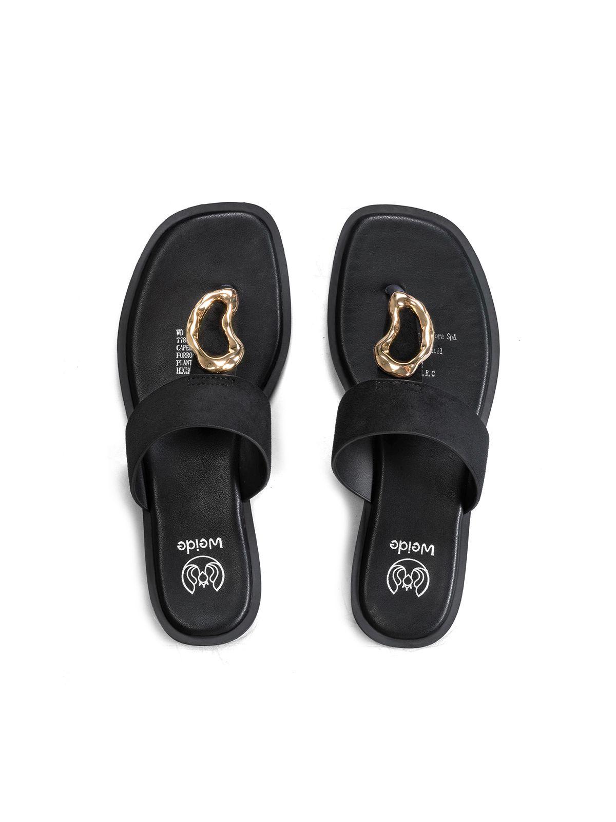 Sandalia tipo Chala PU Textil Mujer Plano Weide HY23-2