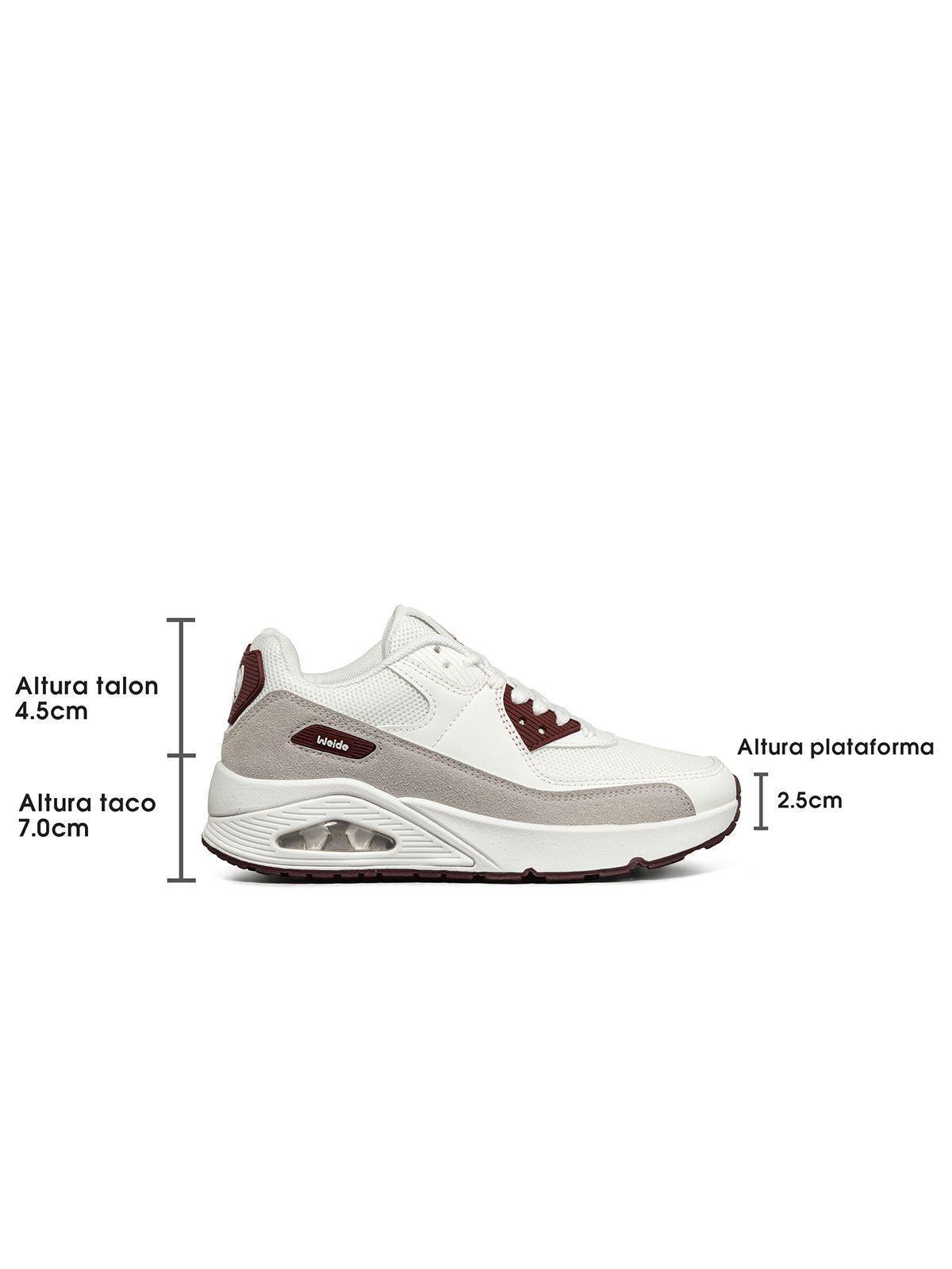 Zapatilla Urbana Casual Mujer Deportiva Clasico Weide TFA302-6