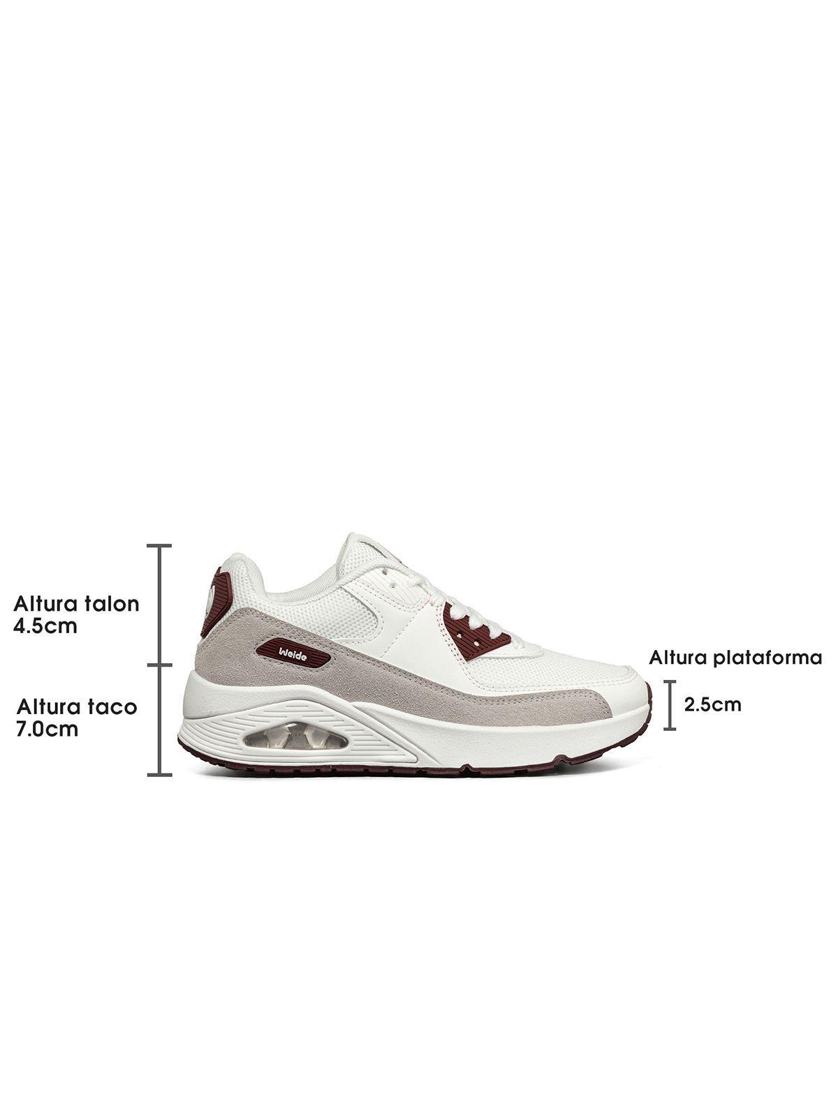 Zapatilla Urbana Casual Mujer Deportiva Clasico Weide TFA302-6