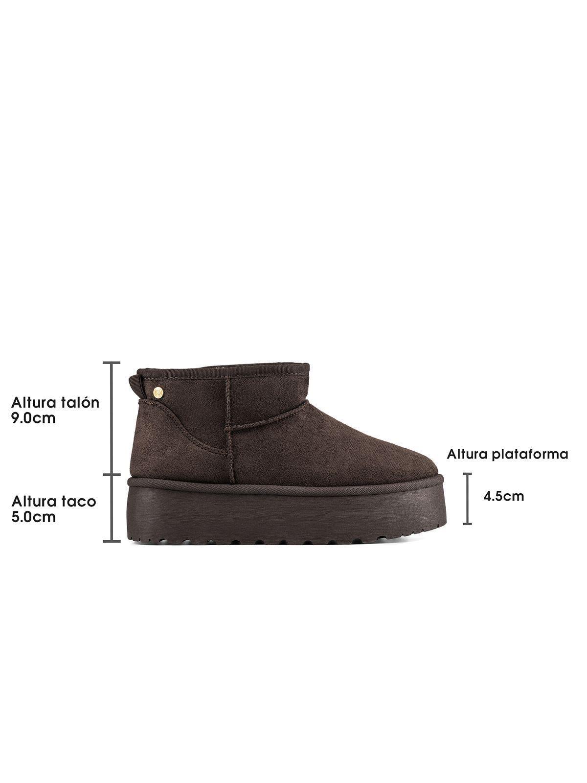 Botin Marrón Casual Mujer Weide LT123-6