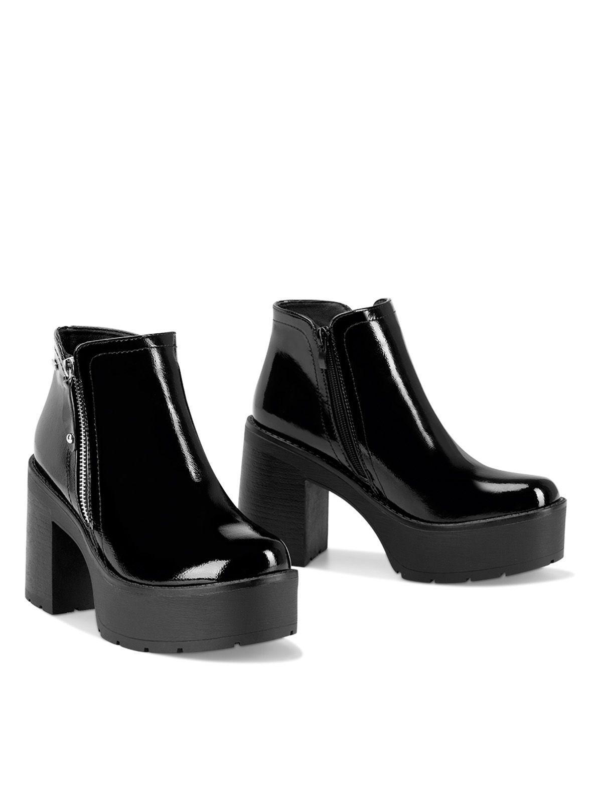 Botin Mujer Julia Negro Weide-5
