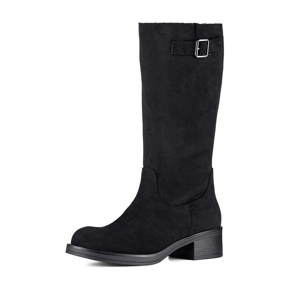 Bota Taco Mujer Casual PU Textil Weide CZY659-0