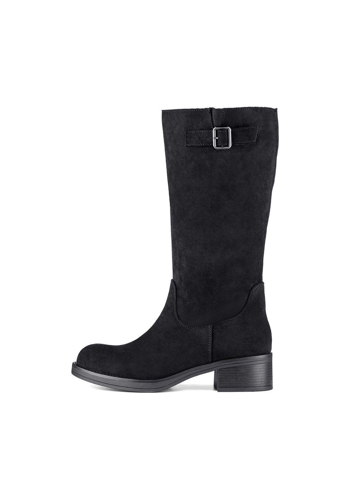 Bota Taco Mujer Casual PU Textil Weide CZY659-4