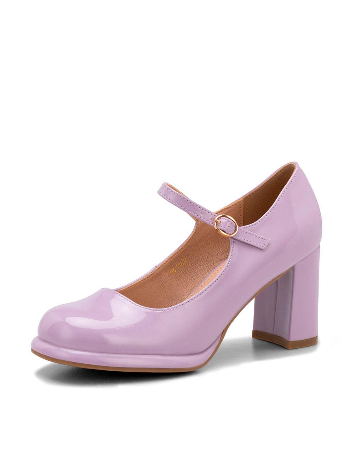 Zapatos Taco Mujer Alina Morado Weide-0