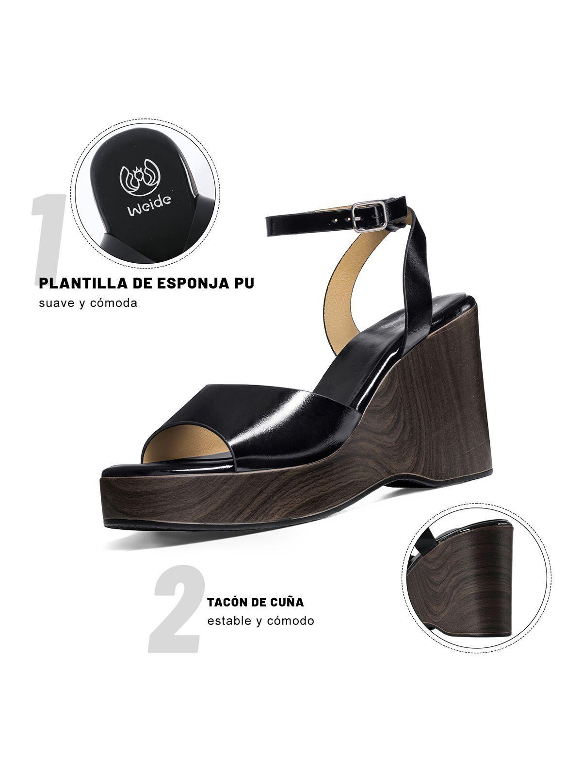Sandalias Casual PU Mujer Taco Cuña Weide YQ02-5